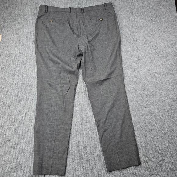 Indochino Dress Pants Mens 40x30 Wool Flat Front Trouser Office Gray Career - Picture 8 of 8
